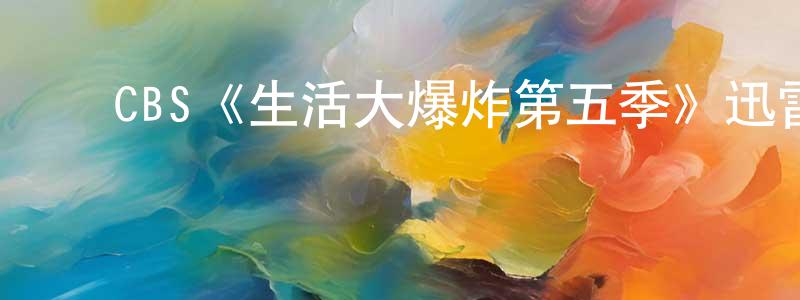 艾新生发布CBS《生活大爆炸第五季》迅雷下载/在线观看/百度云-都市/情感-美剧天堂